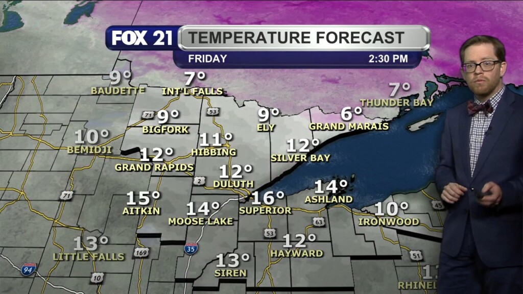 Thursday Evening Northland Forecast