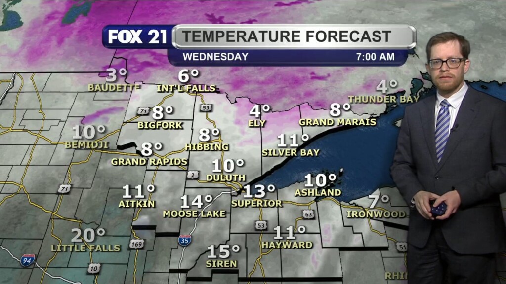 Tuesday Evening Northland Forecast