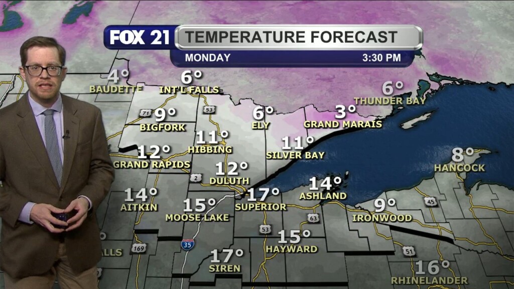 Sunday Evening Northland Forecast