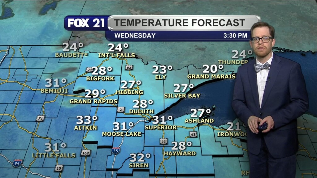 Tuesday Evening Northland Forecast