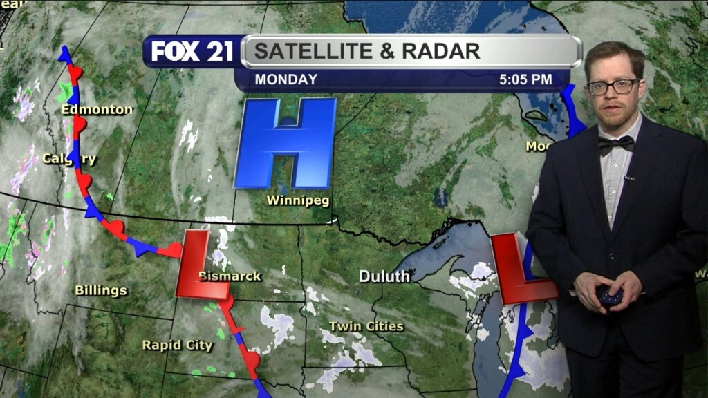 Monday Evening Northland Forecast