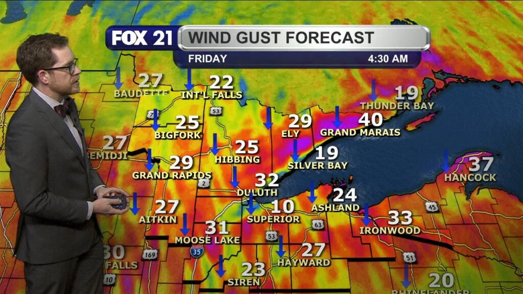 Thursday Evening Northland Forecast