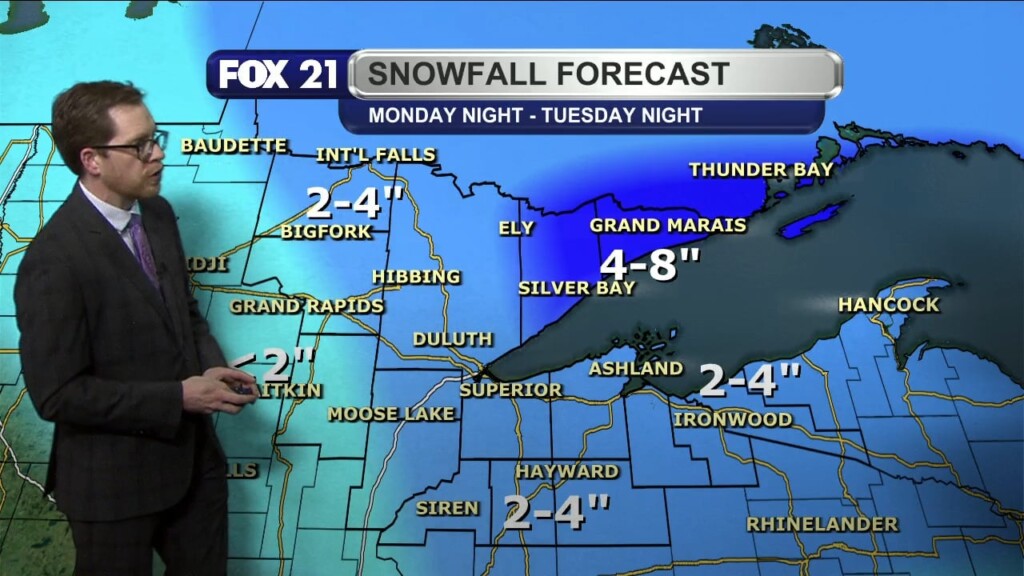 Sunday Evening Northland Forecast