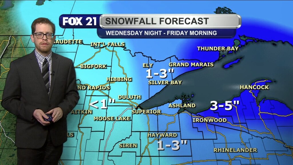 Wednesday Evening Northland Forecast