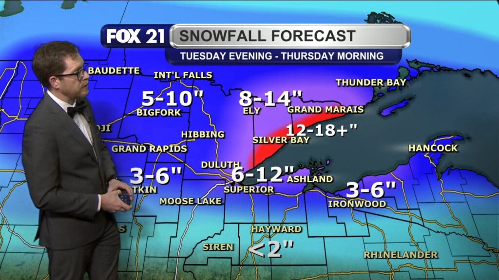 Monday Evening Northland Forecast