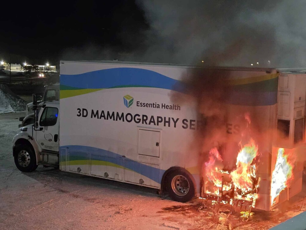 Mobile Mammography Fire