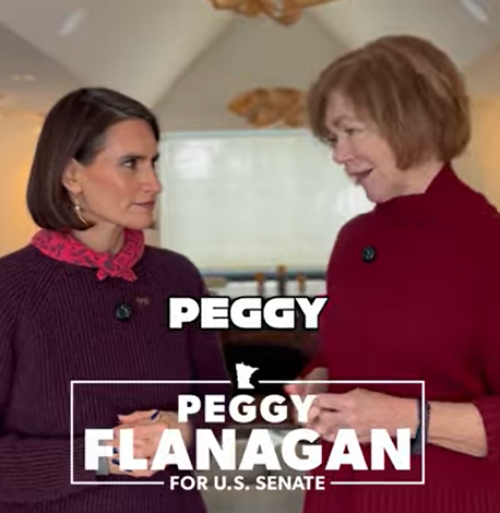 Tina Smith and Peggy Flanagan endorsement on YouTube
