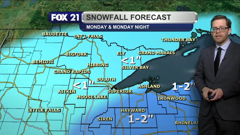 Sunday Evening Northland Forecast