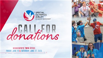 Textron Aviation Launches Donation Campaign To Support 2026 Special Olympics Airlift; Continues Nationwide Call For Volunteer Doves