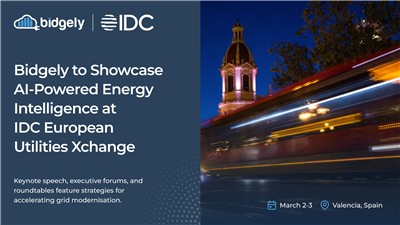 Bidgely To Showcase Ai Powered Energy Intelligence At Idc European Utilities Xchange