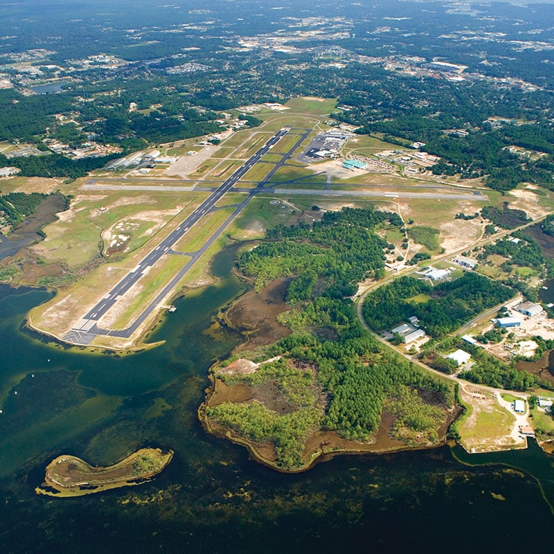 airport in panama city beach fl