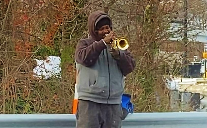 Trumpet Man Cropped