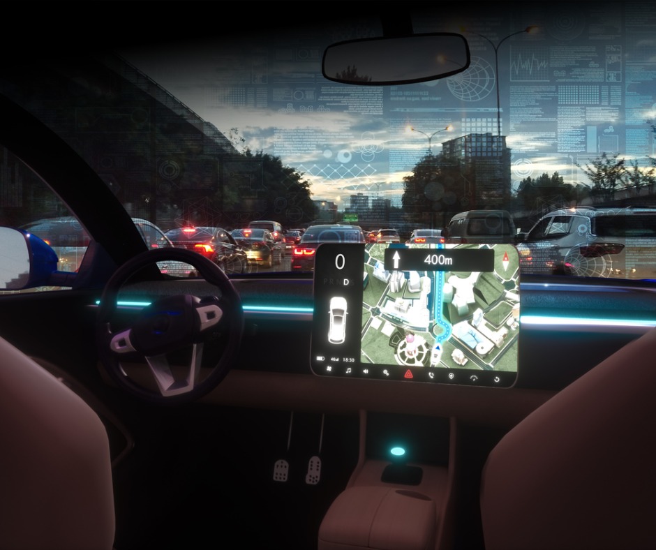 Automatic Electric Car Traffic Jam In China Picture Id1142340529
