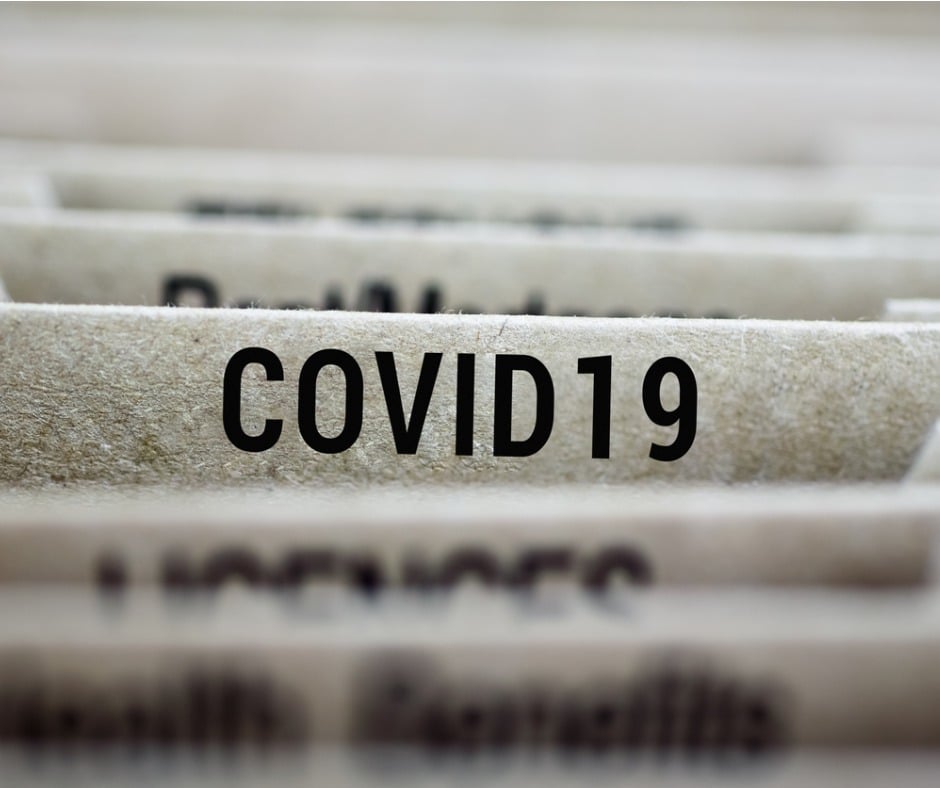 Folder Of Coronavirus Covid19 2019 Ncov Outbreak Picture Id1210719876