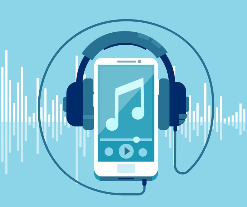 Vector Of A Smart Phone And Headphones Vector Id1138180728