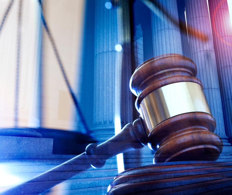 Multiple Exposure Of A Gavel And Greek Columns Picture Id1128985924