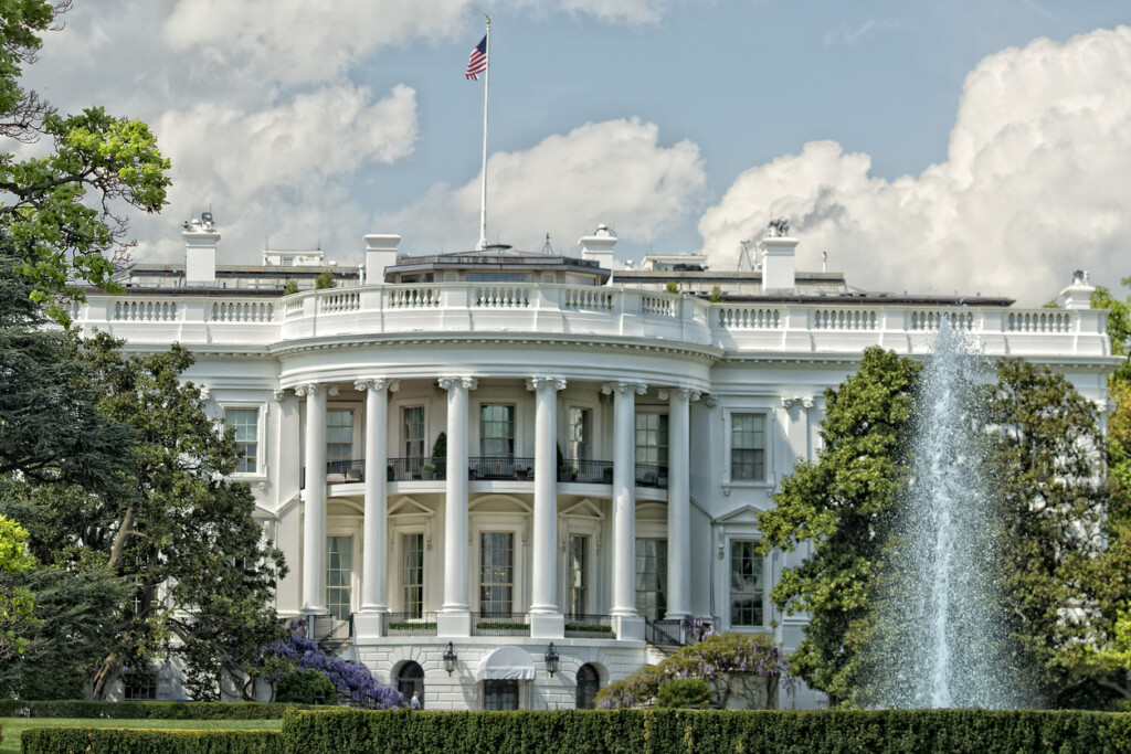 White House Washington Dc View