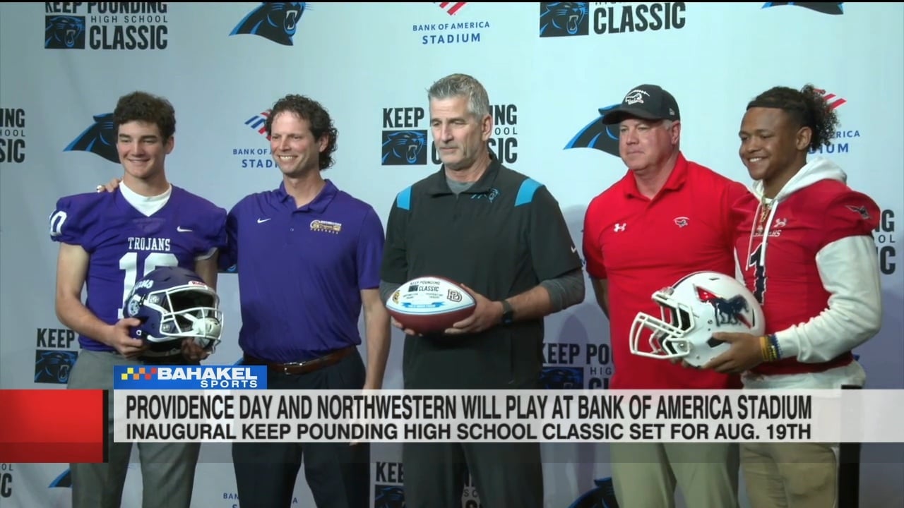 Northwestern and Charlotte Providence Day at Carolina Panthers