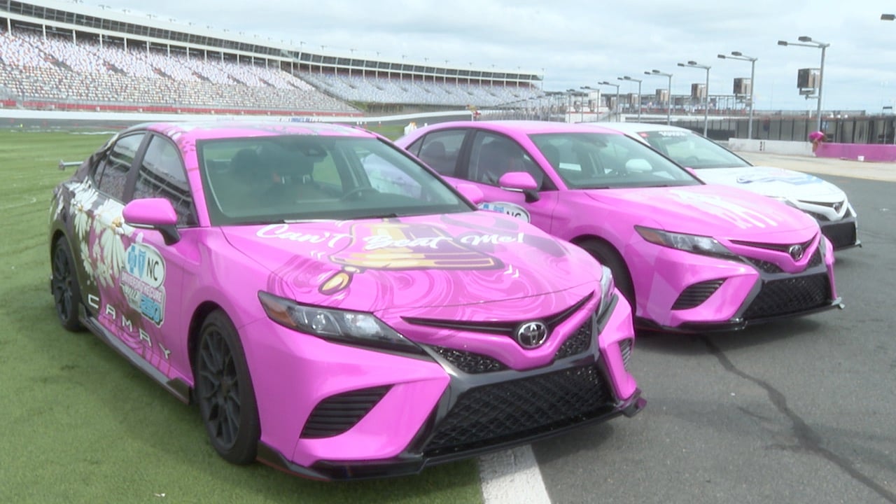 Drive to Inspire Breast Cancer Awareness car