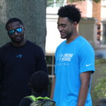 Carolina Panthers Training Camp Bryce Young With Young Fan