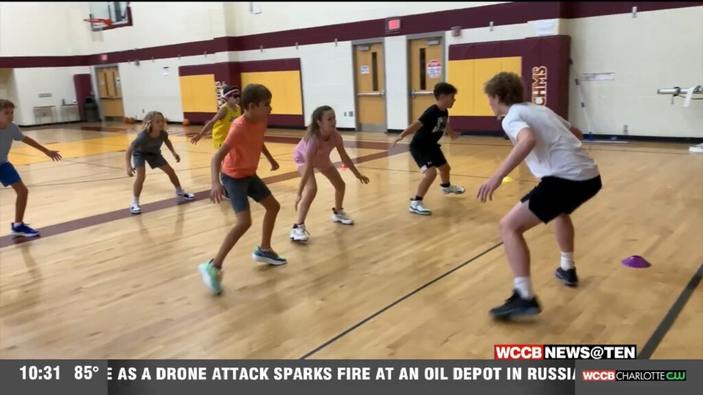 Local Kids Work On Their Game At Four C Camp