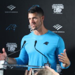Dave Canales Speaks At Practice