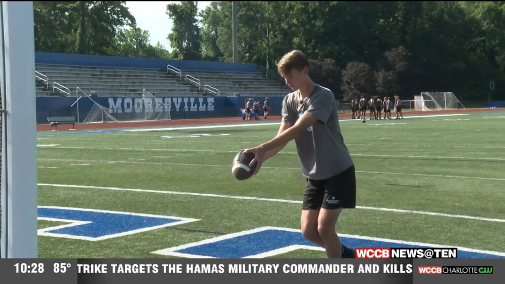 Mooresville Football Player Relishes In A Role That Many Stray Away From