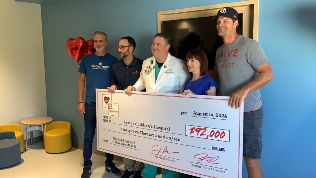 Olsen Gifts Check To Levine