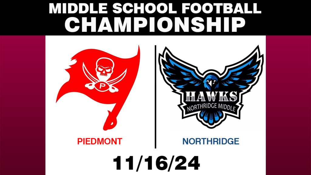 Nov16 Gow Piedmonth Vs Northridge Middle School Championship