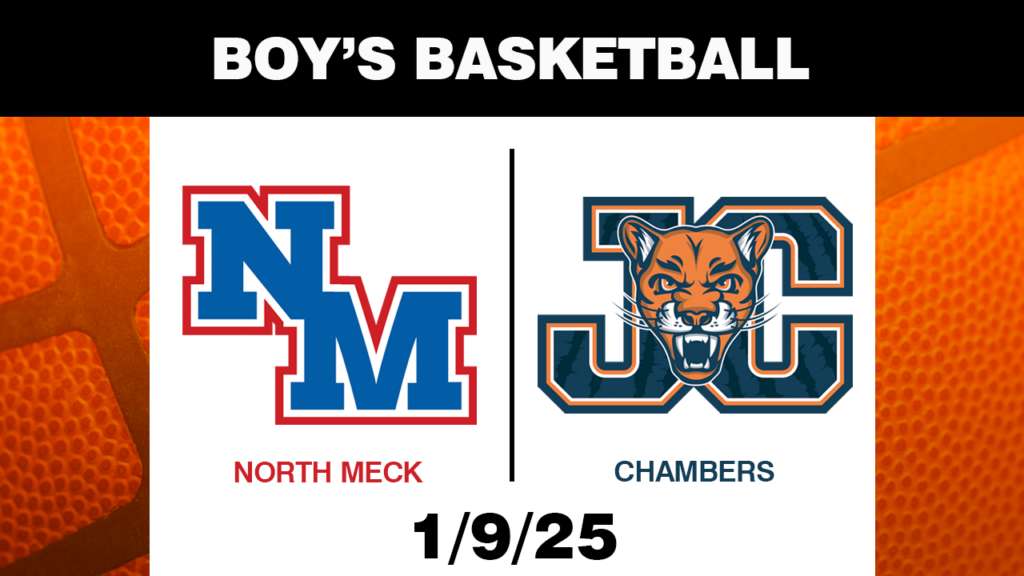 Jan09 Boys Basketball North Meck Chambers