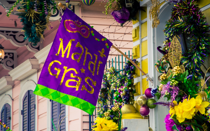 Mardi Gras Decorations In New Orleans