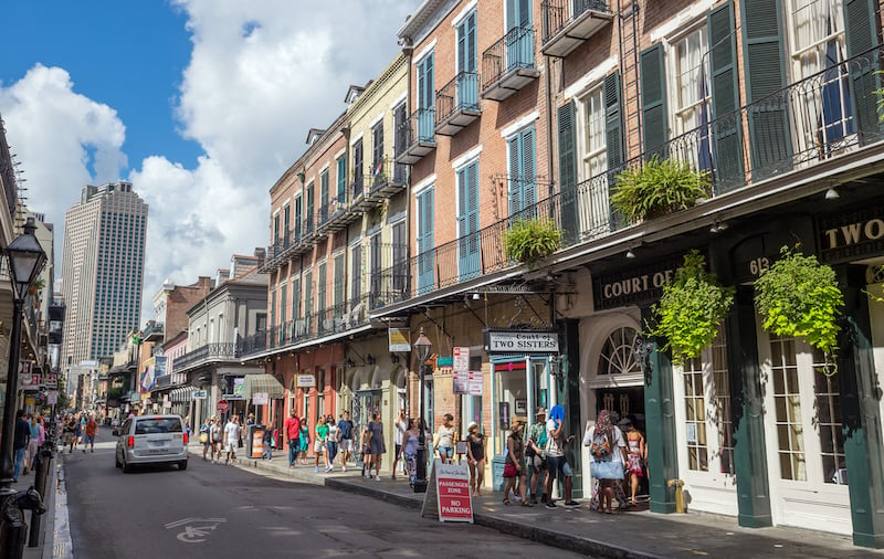 The French Quarter In New Orleans