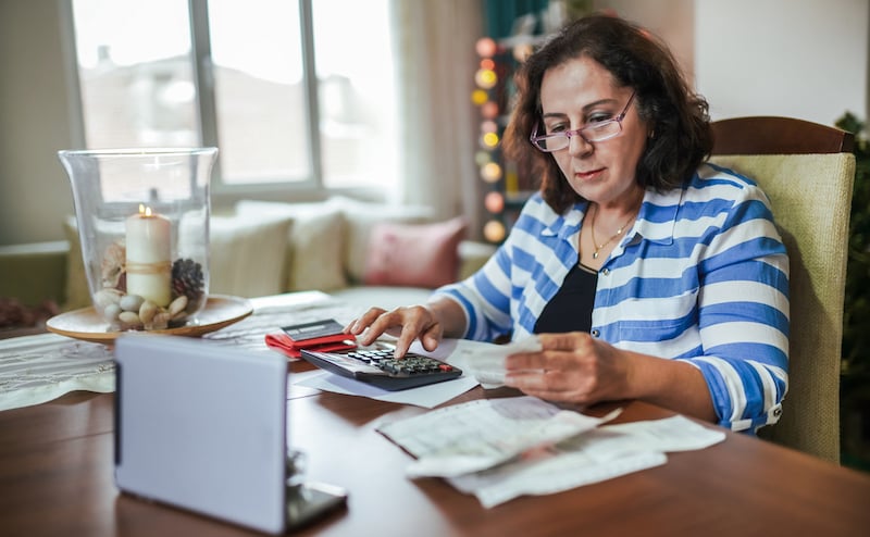 Retired Woman Managing On A Low Income