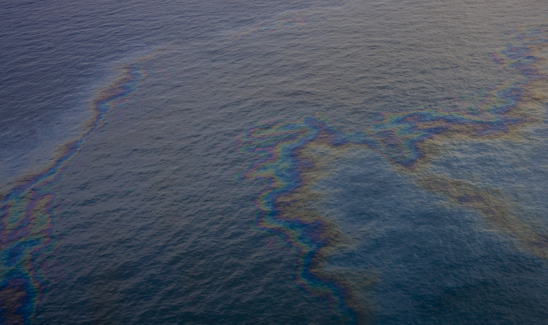 Oil Slick On The Gulf Of Mexico