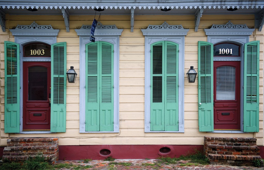 Front Of House In New Orleans, Louisiana