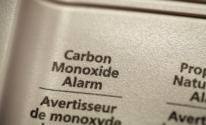 Close Up Of Carbon Monoxide Alarm