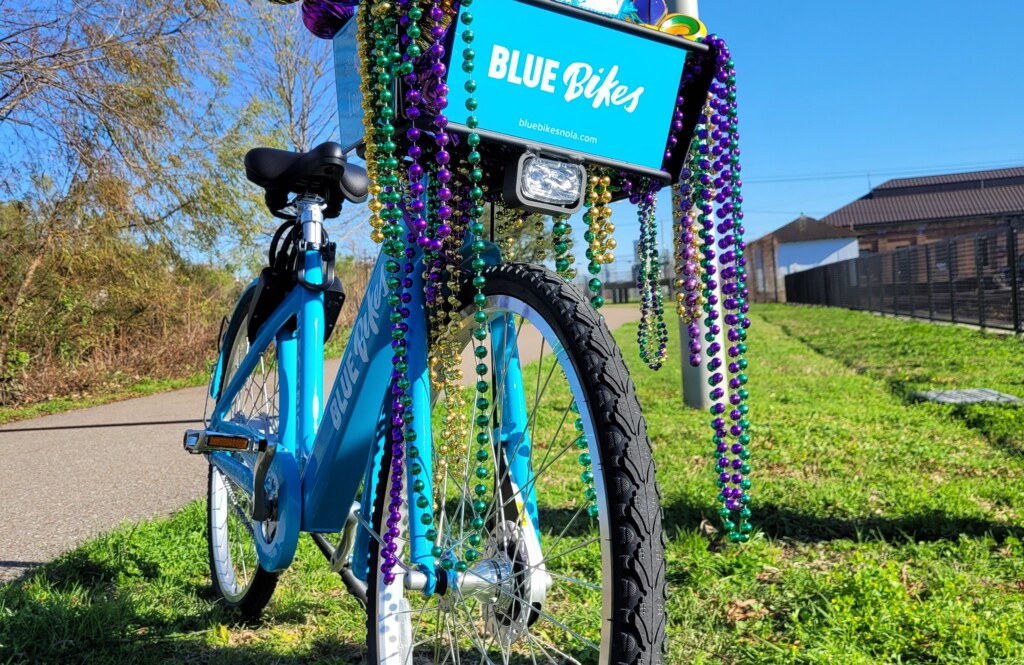 Blue Bikes Mardi Gras