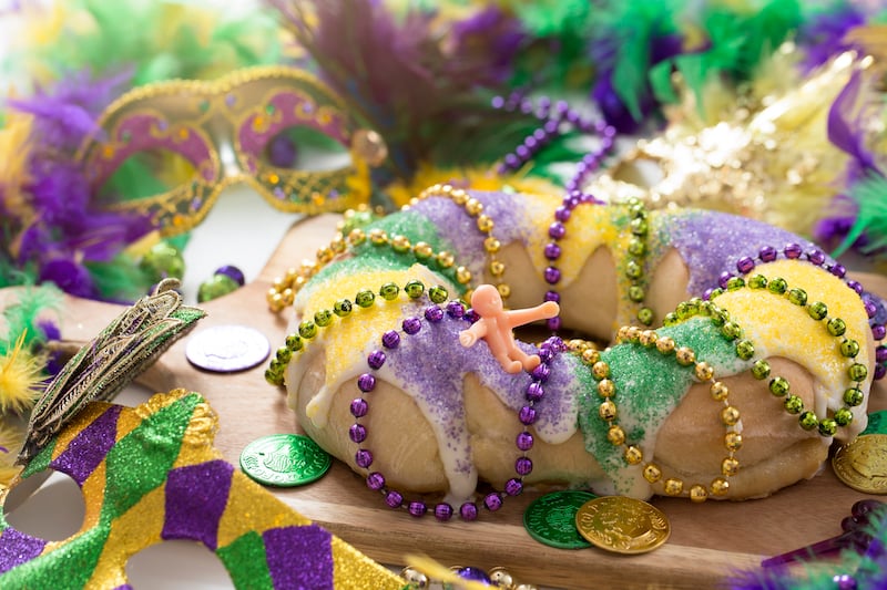 Louisiana Mardi Gras King Cake