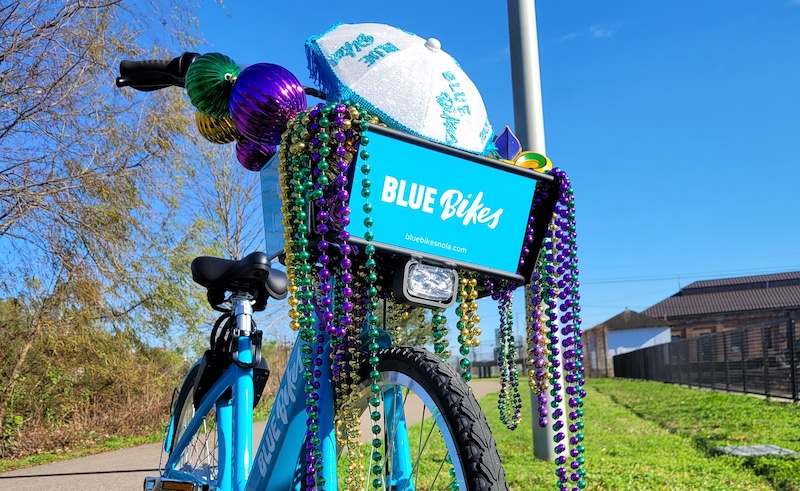 Blue Bikes Mardi Gras 23