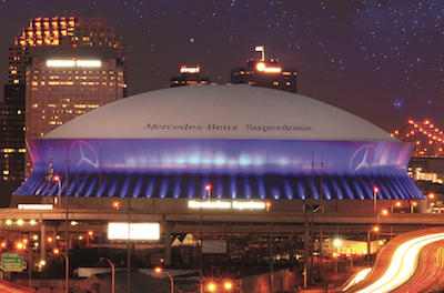 Super Bowl XII first NFL championship game in domed stadium Superdome