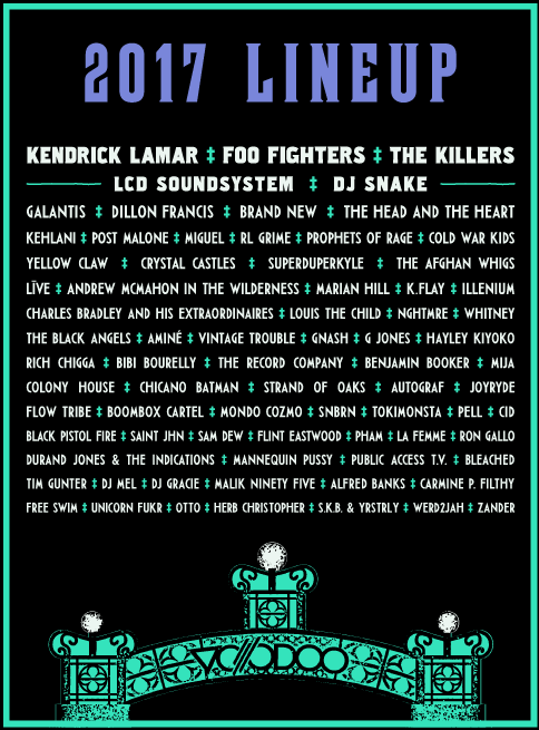 Foo Fighters Kendrick Lamar Headline Voodoo Festival