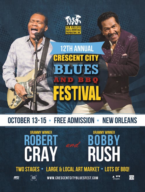 Crescent City Blues & BBQ Festival Announces Grammy Winner Headliners
