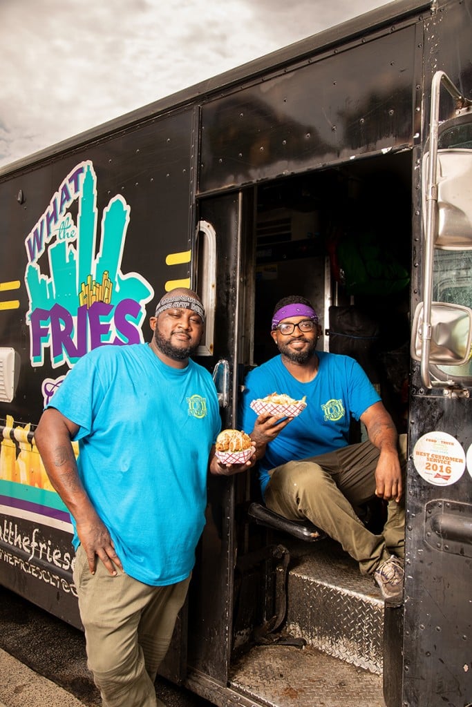Charlotte, Nc July 16th Chef Greg Williams And Chef Jamie Barnes With Their What The Fries Food Truck. Photographed In Charlotte, Nc On July 16, 2020. Photo By Peter Taylor