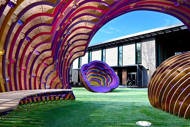 MARC FORNES / THEVERYMANY creates cloud-like pavilion in Charlotte