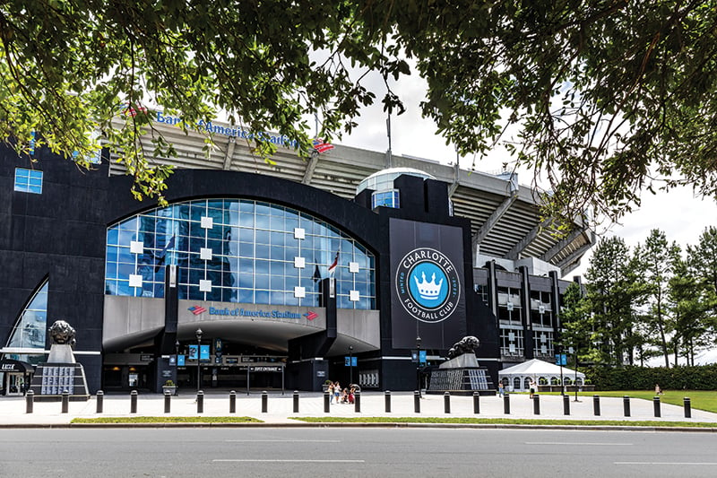 Charlotte FC, Panthers at home, so stadium field will change