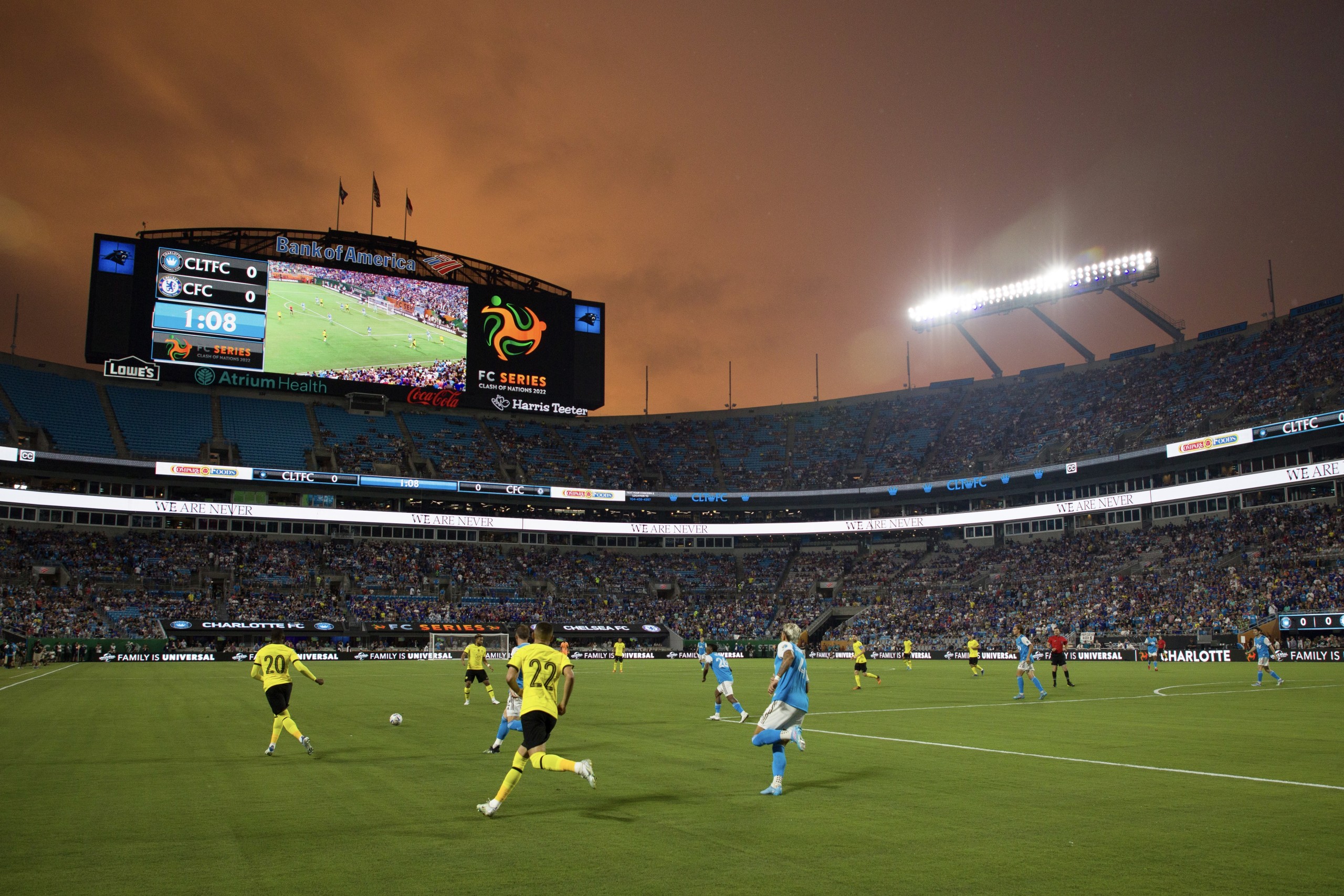 Charlotte FC to Host Chelsea FC at Bank of America Stadium on July 20