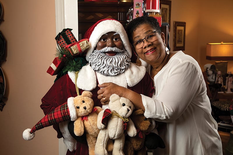 black santa claus