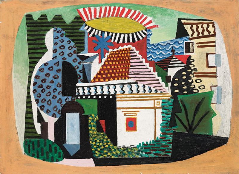 Landscape Of Juan Les Pins 1920 Trimmed