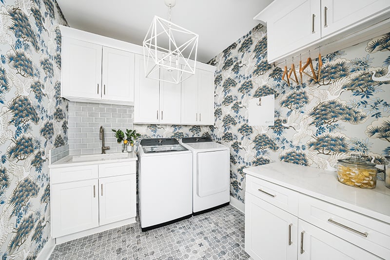 Design: A Laundry Room That's Loads of Fun - Charlotte Magazine