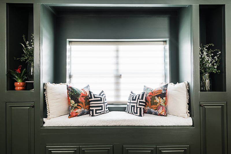before and after entryway design